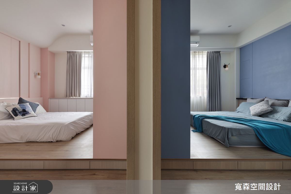 40坪老屋(31~40年)＿混搭風臥室兒童房兒童房案例圖片＿寬森室內裝修設計有限公司＿寬森_夢幻島之16