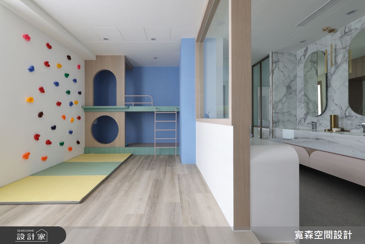 40坪老屋(31~40年)＿混搭風兒童房兒童房多功能室案例圖片＿寬森室內裝修設計有限公司＿寬森_夢幻島之5