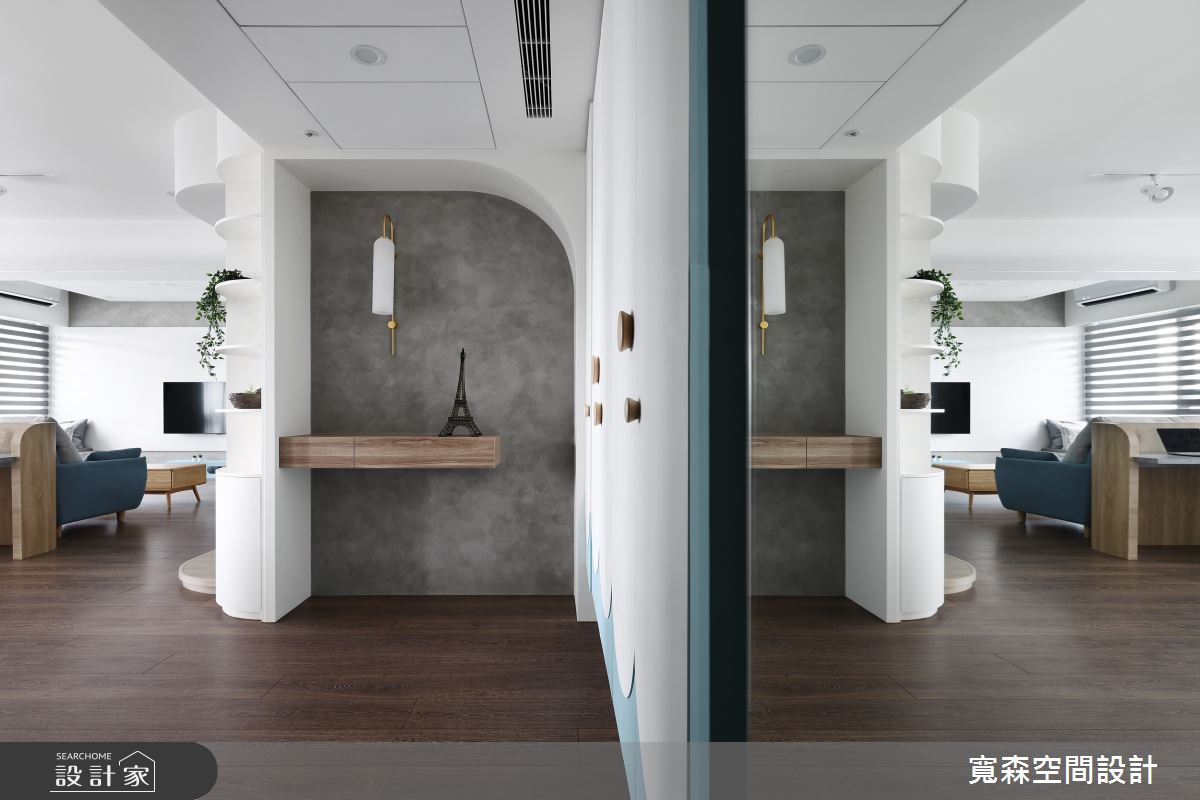 45坪新成屋(5年以下)＿北歐風玄關客廳案例圖片＿寬森室內裝修設計有限公司＿寬森_19之1