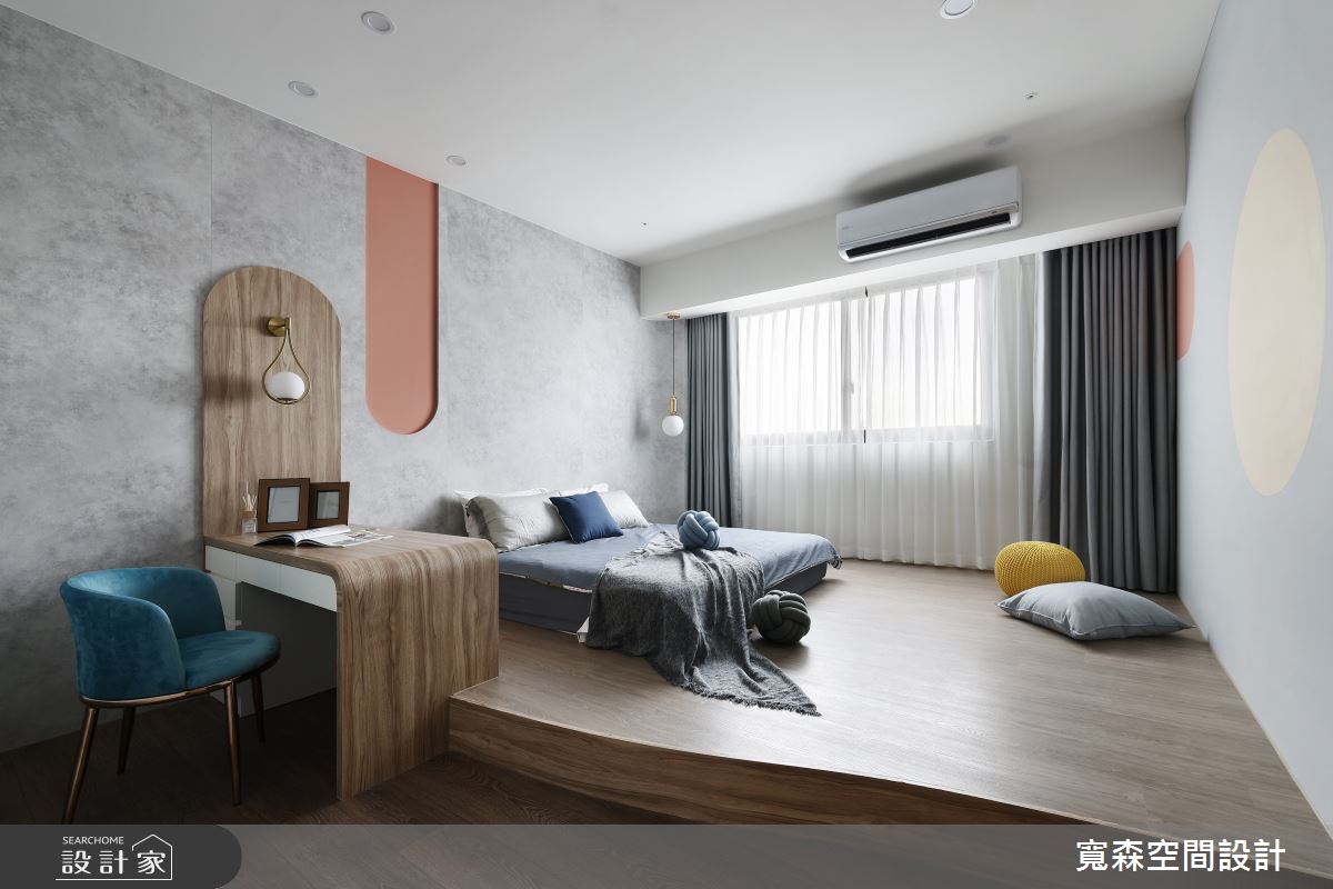 45坪新成屋(5年以下)＿北歐風臥室案例圖片＿寬森室內裝修設計有限公司＿寬森_19之21