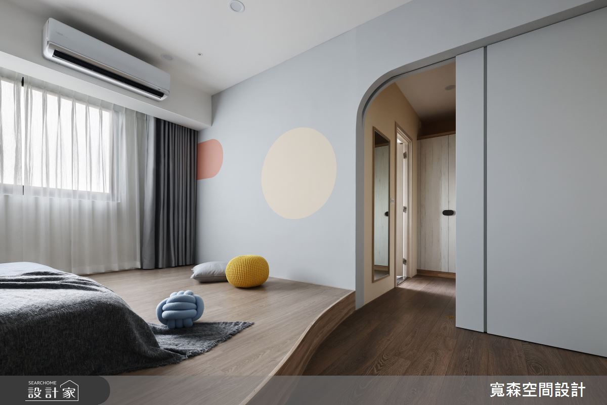 45坪新成屋(5年以下)＿北歐風臥室案例圖片＿寬森室內裝修設計有限公司＿寬森_19之23