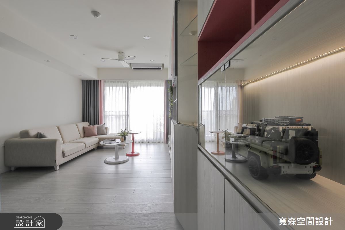 28坪新成屋(5年以下)＿混搭風客廳案例圖片＿寬森室內裝修設計有限公司＿寬森_20之4