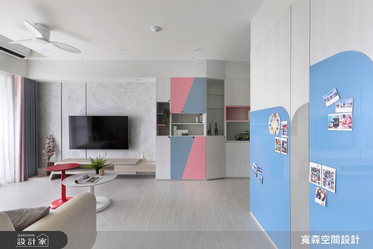 28坪新成屋(5年以下)＿混搭風客廳案例圖片＿寬森室內裝修設計有限公司＿寬森_20之9