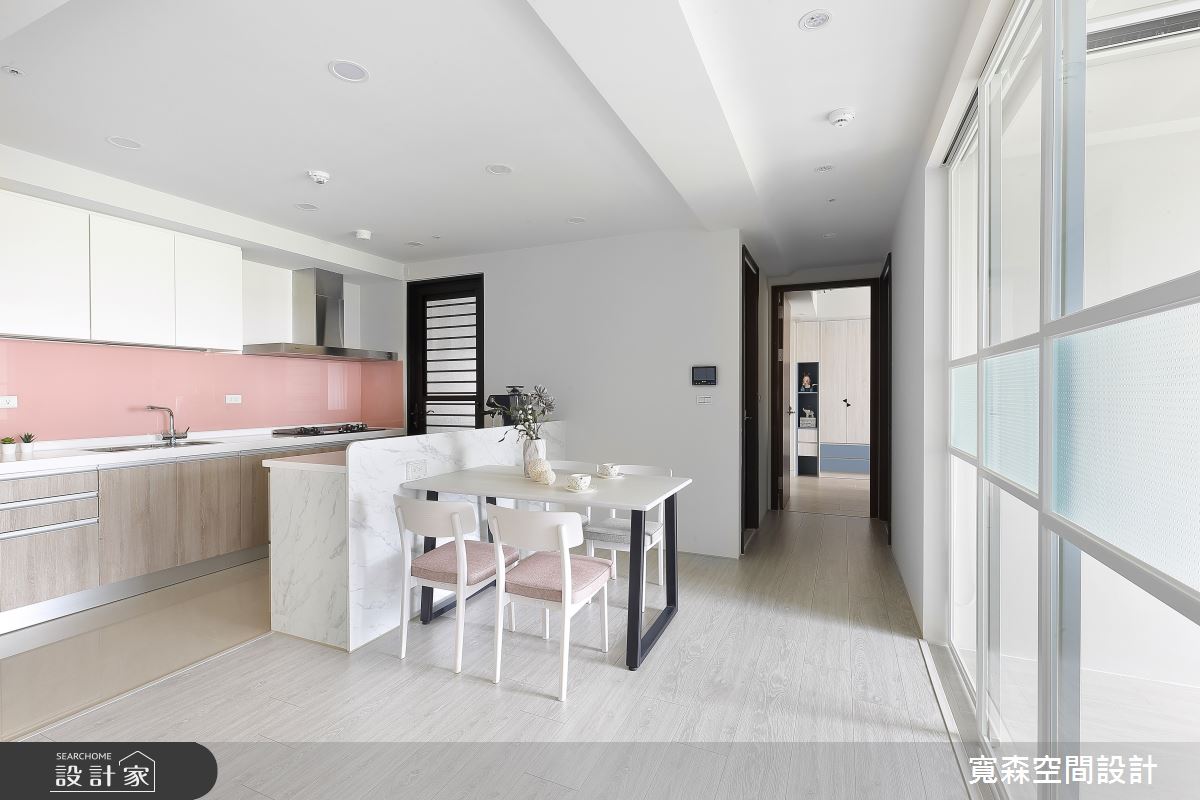 28坪新成屋(5年以下)＿混搭風餐廳廚房走廊案例圖片＿寬森室內裝修設計有限公司＿寬森_20之26