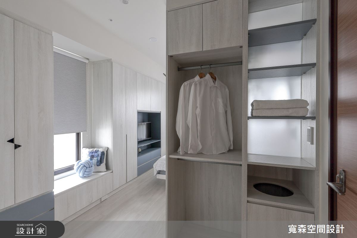 28坪新成屋(5年以下)＿混搭風臥室更衣間臥榻案例圖片＿寬森室內裝修設計有限公司＿寬森_20之28