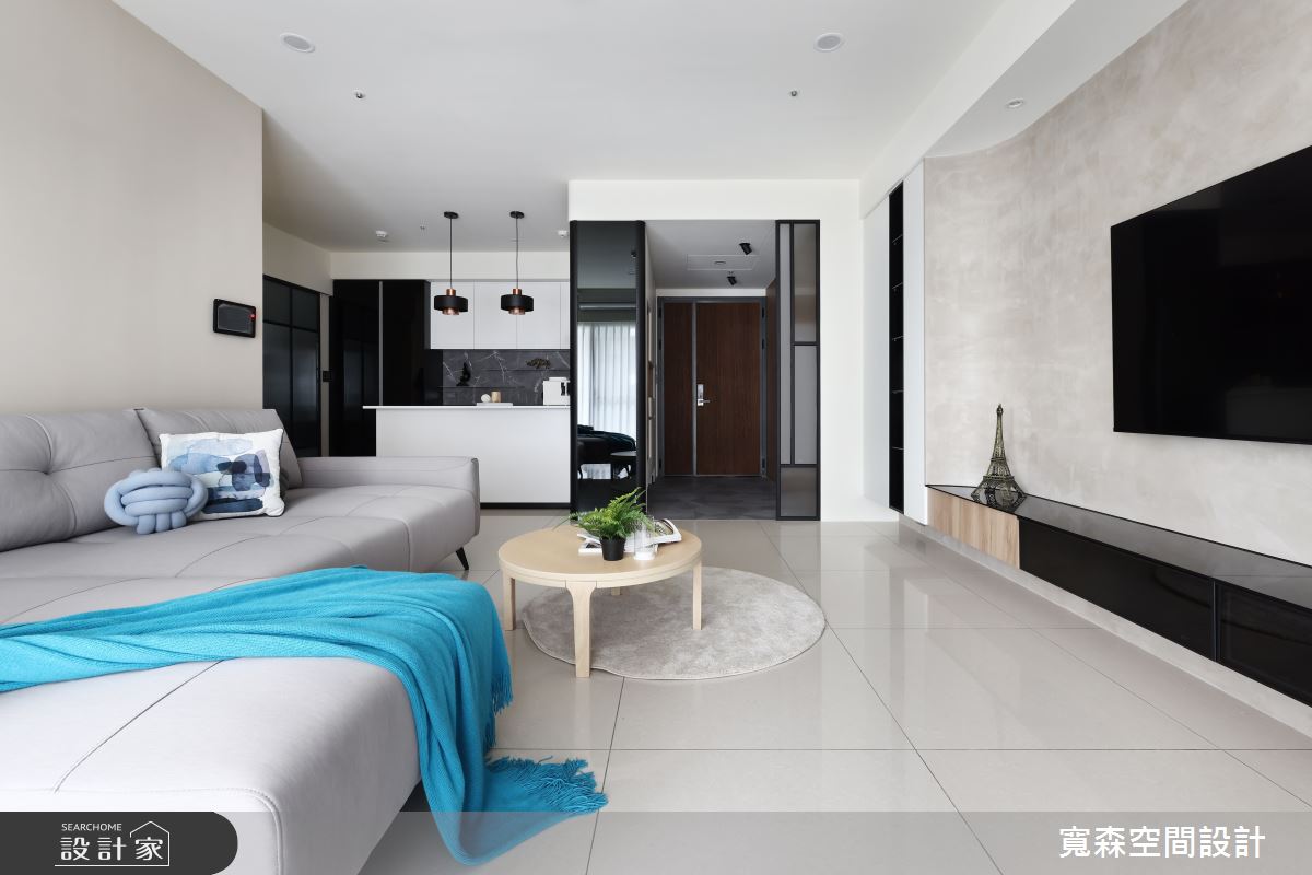 34坪新成屋(5年以下)＿現代風客廳案例圖片＿寬森室內裝修設計有限公司＿寬森_24之6