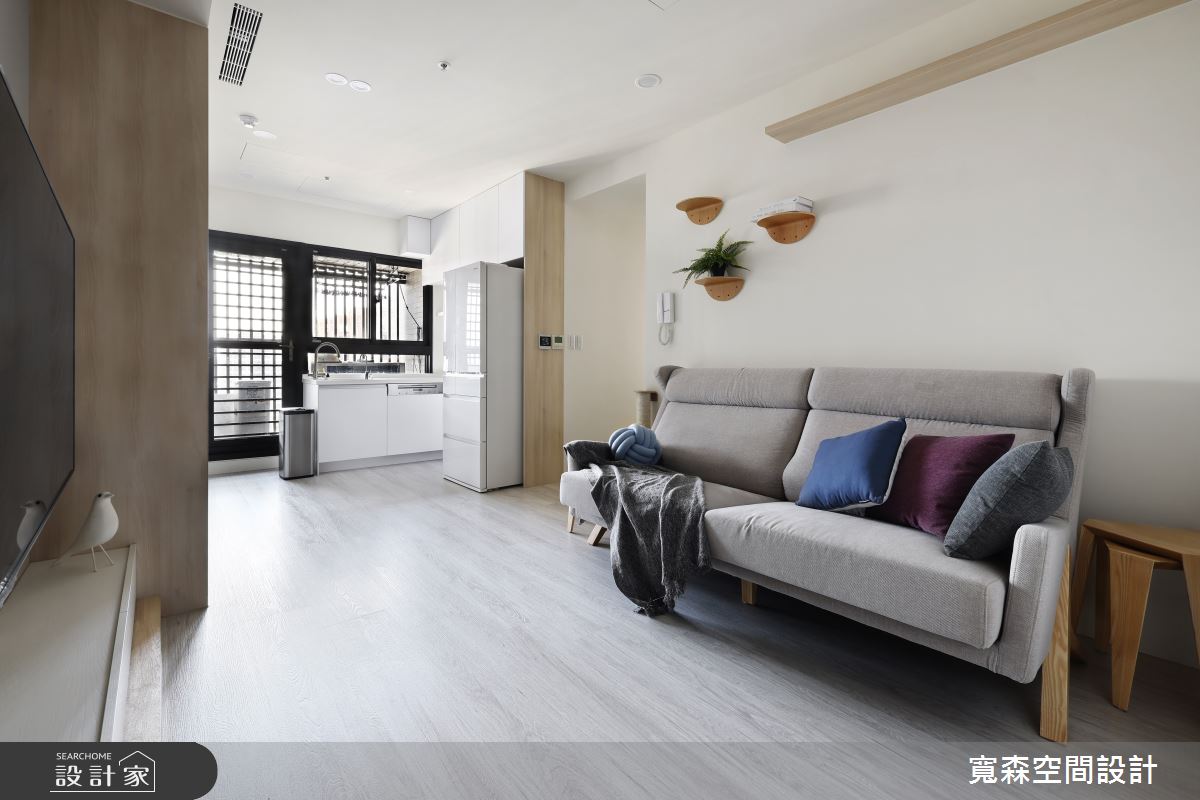 23坪新成屋(5年以下)＿混搭風客廳案例圖片＿寬森室內裝修設計有限公司＿寬森_26之9
