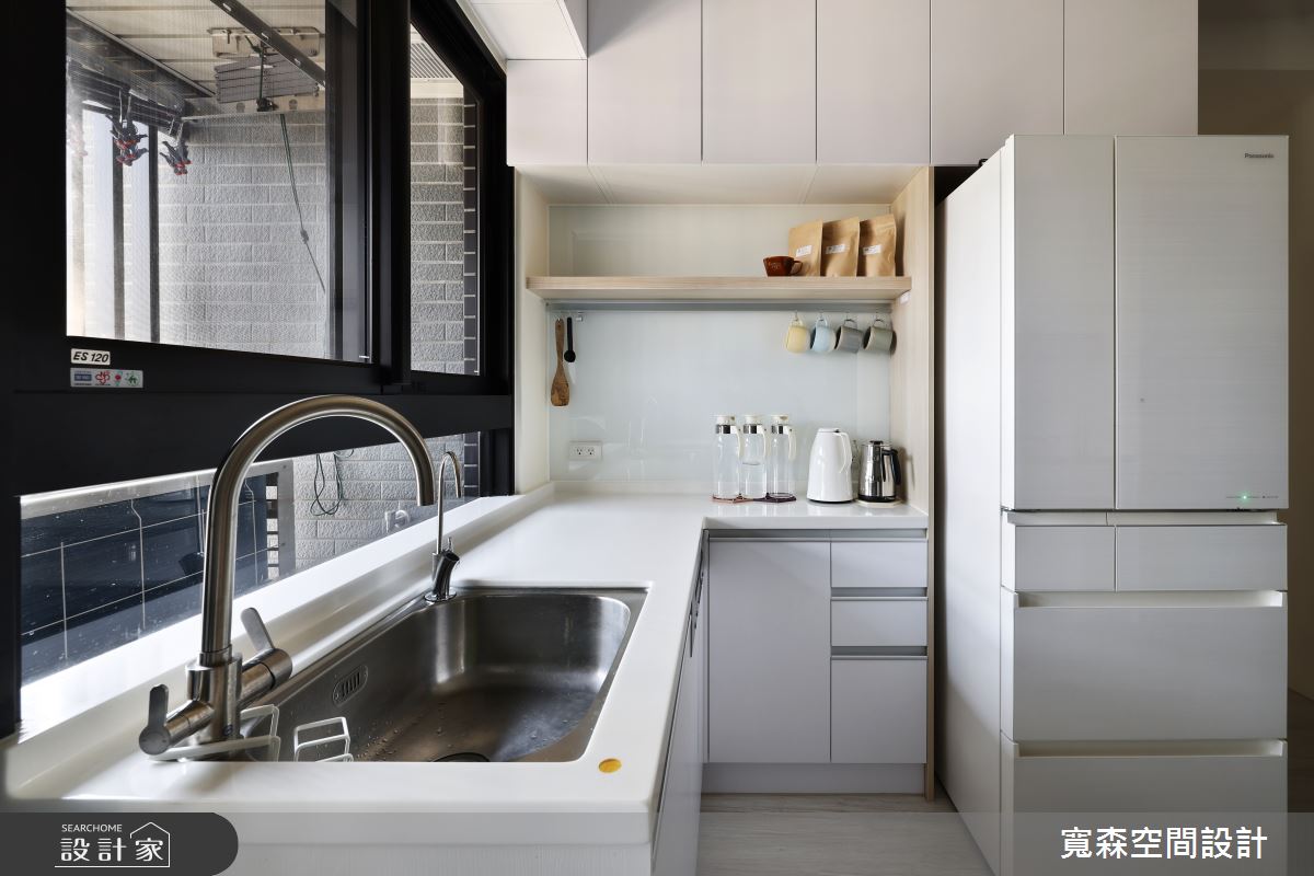 23坪新成屋(5年以下)＿混搭風廚房案例圖片＿寬森室內裝修設計有限公司＿寬森_26之11