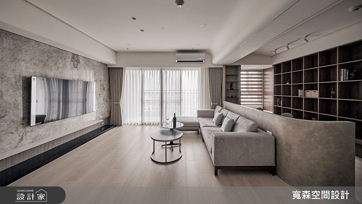50坪新成屋(5年以下)＿混搭風客廳書房工作區臥榻案例圖片＿寬森室內裝修設計有限公司＿寬森_29之9