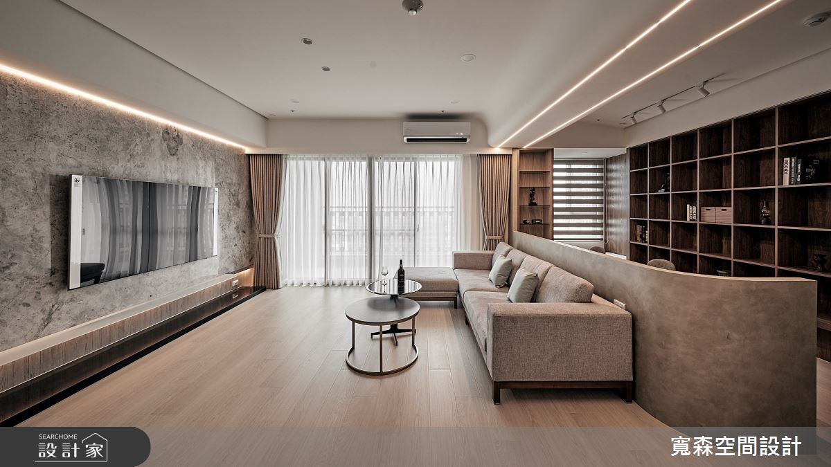 50坪新成屋(5年以下)＿混搭風客廳書房工作區臥榻案例圖片＿寬森室內裝修設計有限公司＿寬森_29之10