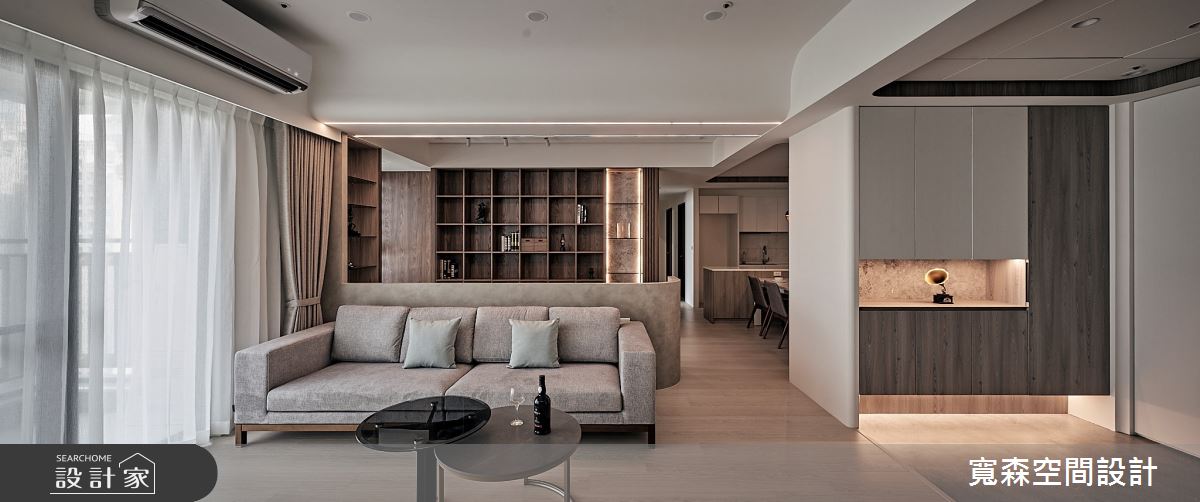 50坪新成屋(5年以下)＿混搭風玄關客廳餐廳書房工作區中島案例圖片＿寬森室內裝修設計有限公司＿寬森_29之13