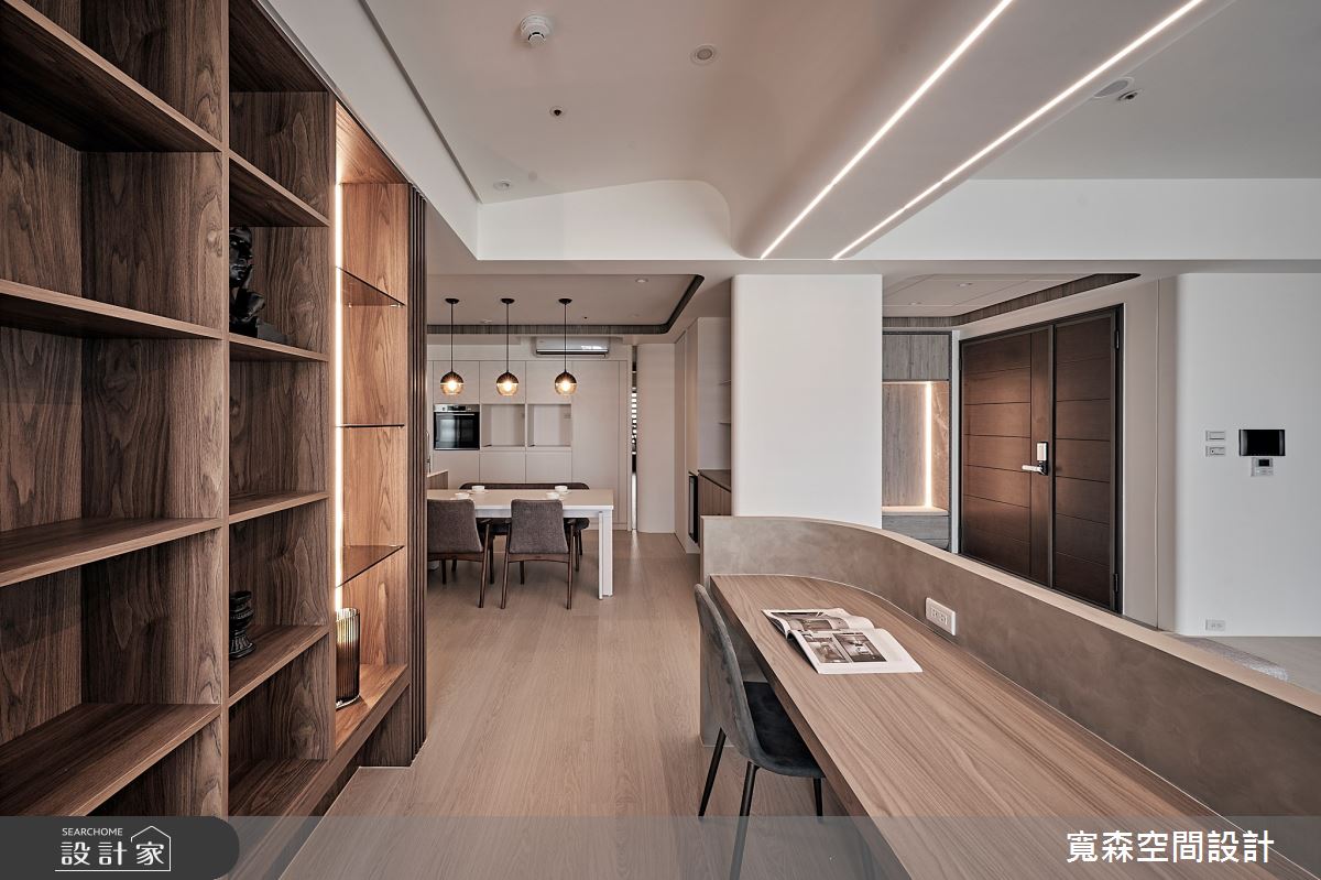 50坪新成屋(5年以下)＿混搭風玄關客廳餐廳書房工作區中島案例圖片＿寬森室內裝修設計有限公司＿寬森_29之15