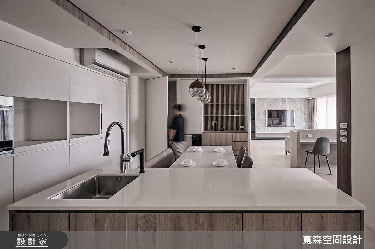 50坪新成屋(5年以下)＿混搭風客廳餐廳中島案例圖片＿寬森室內裝修設計有限公司＿寬森_29之17