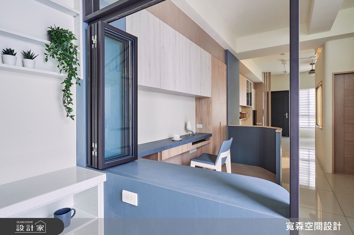 25坪新成屋(5年以下)＿混搭風書房工作區案例圖片＿寬森室內裝修設計有限公司＿寬森_30之13