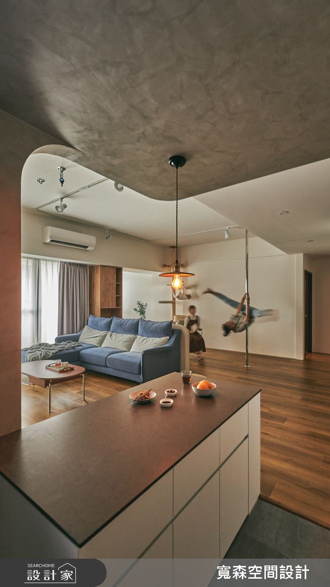 59坪新成屋(5年以下)＿混搭風客廳餐廳中島案例圖片＿寬森室內裝修設計有限公司＿寬森_31之2