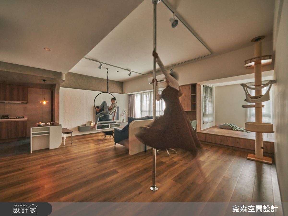 59坪新成屋(5年以下)＿混搭風客廳餐廳臥榻多功能室案例圖片＿寬森室內裝修設計有限公司＿寬森_31之12