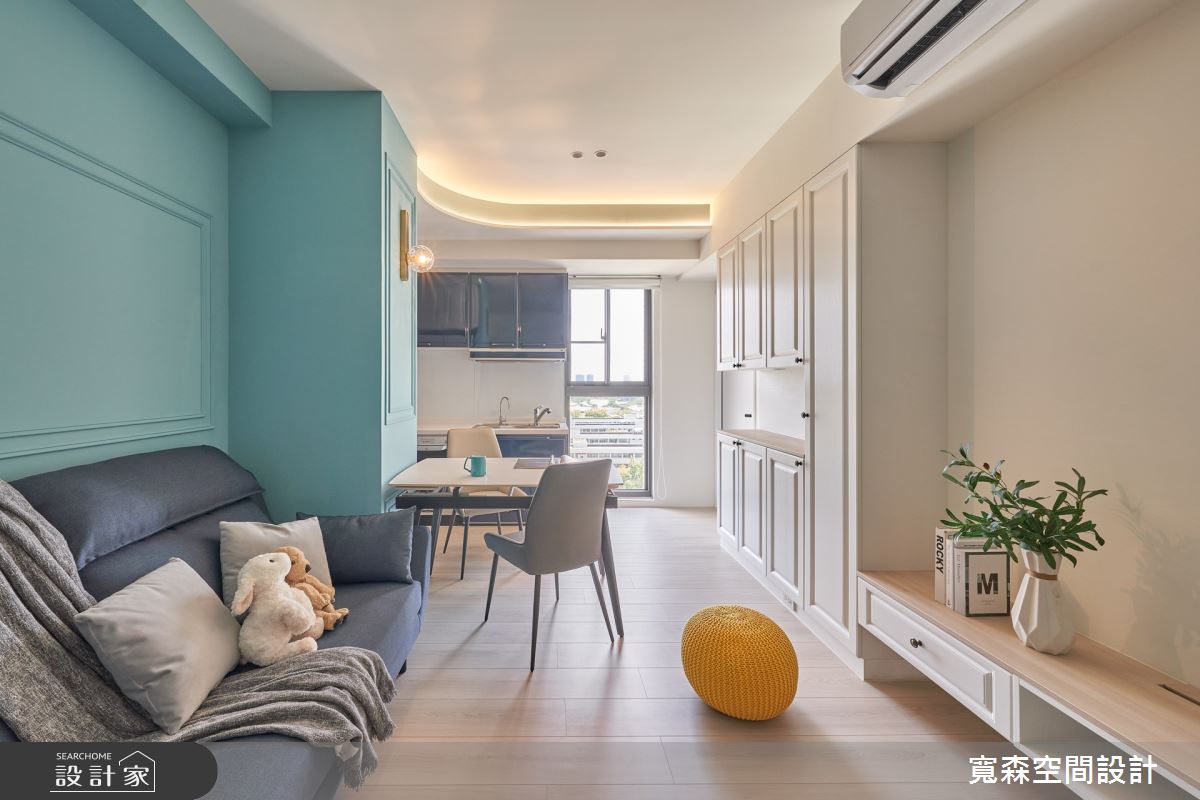 13坪新成屋(5年以下)＿鄉村風客廳餐廳廚房案例圖片＿寬森室內裝修設計有限公司＿寬森_33之9