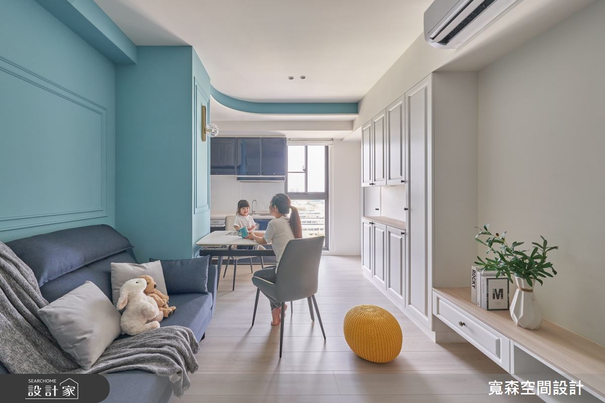 13坪新成屋(5年以下)＿鄉村風客廳餐廳廚房案例圖片＿寬森室內裝修設計有限公司＿寬森_33之10