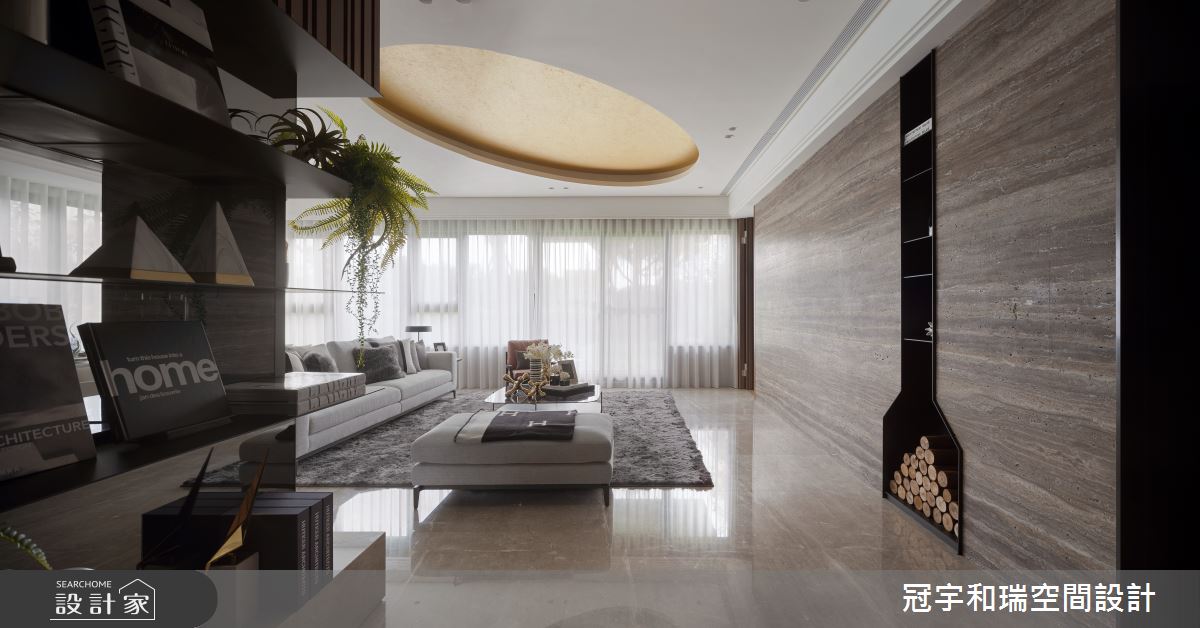 85坪預售屋＿奢華風客廳案例圖片＿冠宇和瑞空間設計有限公司＿冠宇和瑞_04之4