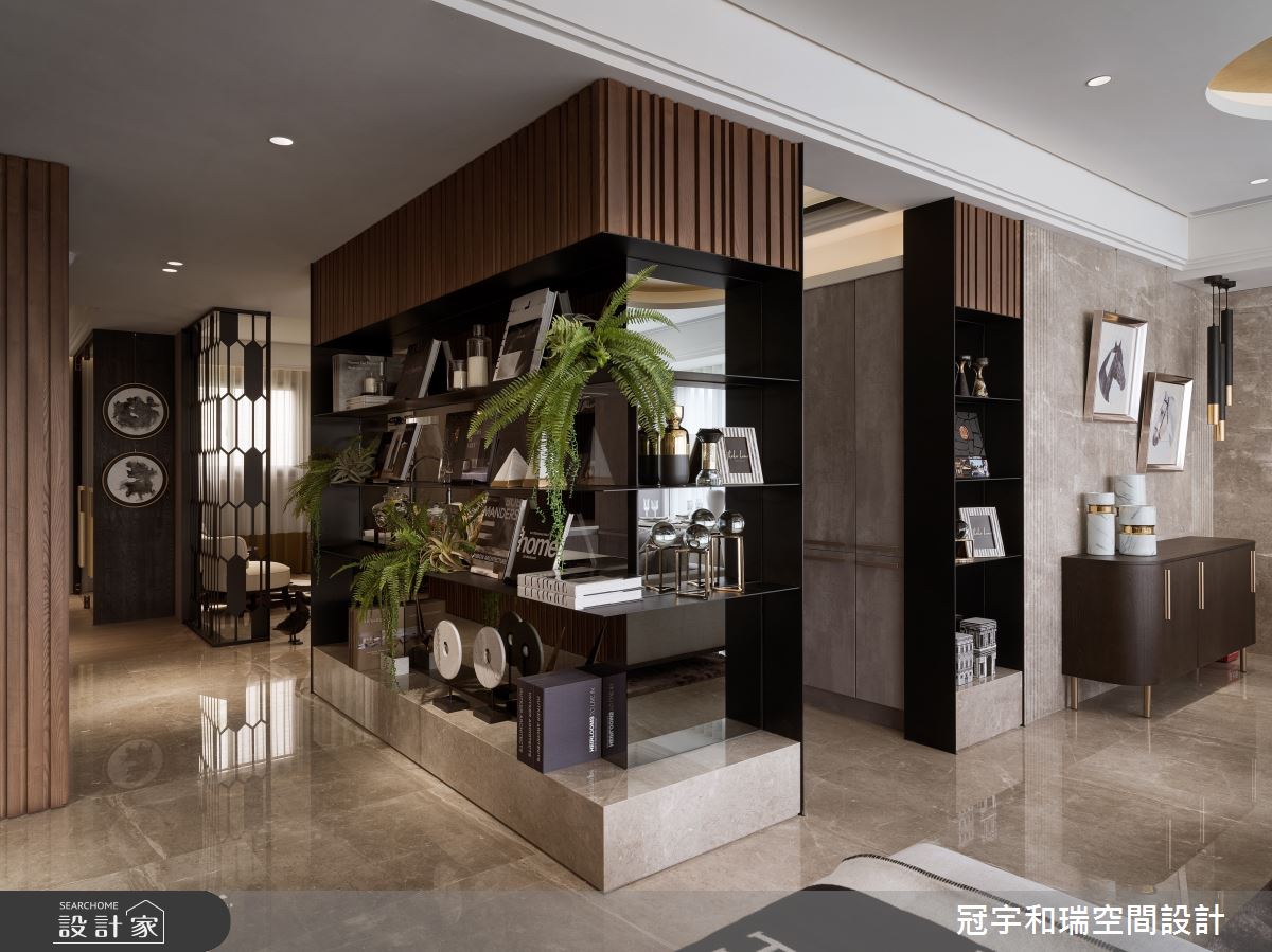 85坪預售屋＿奢華風玄關案例圖片＿冠宇和瑞空間設計有限公司＿冠宇和瑞_04之2