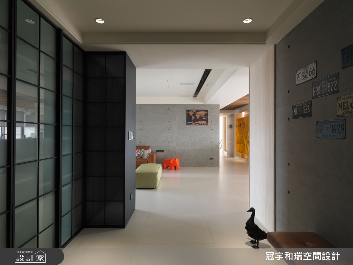 100坪新成屋(5年以下)＿混搭風玄關案例圖片＿冠宇和瑞空間設計有限公司＿冠宇和瑞_06之1