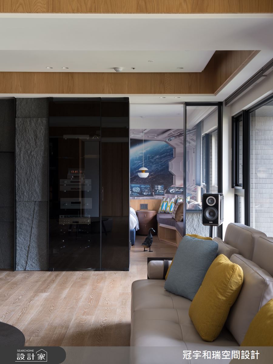 82坪預售屋＿現代風客廳臥室案例圖片＿冠宇和瑞空間設計有限公司＿冠宇和瑞_09之14