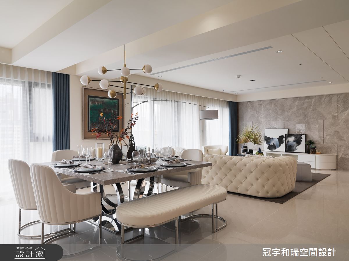 72坪新成屋(5年以下)＿新古典餐廳案例圖片＿冠宇和瑞空間設計有限公司＿冠宇和瑞_10之5