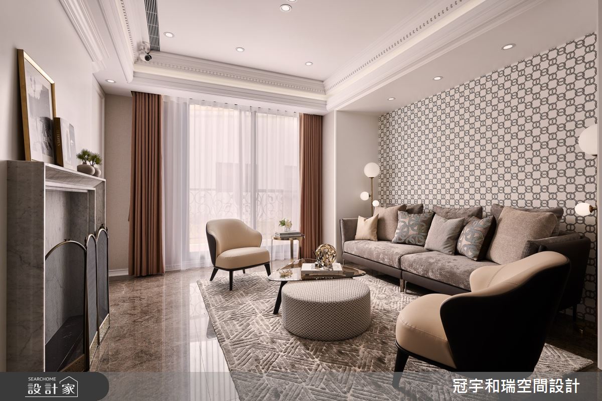 70坪新成屋(5年以下)＿奢華風客廳案例圖片＿冠宇和瑞空間設計有限公司＿冠宇和瑞_11之3