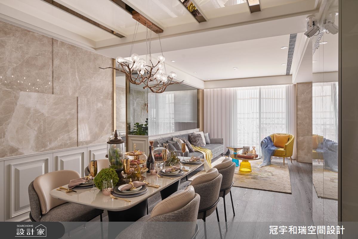 70坪新成屋(5年以下)＿奢華風客廳案例圖片＿冠宇和瑞空間設計有限公司＿冠宇和瑞_12之4