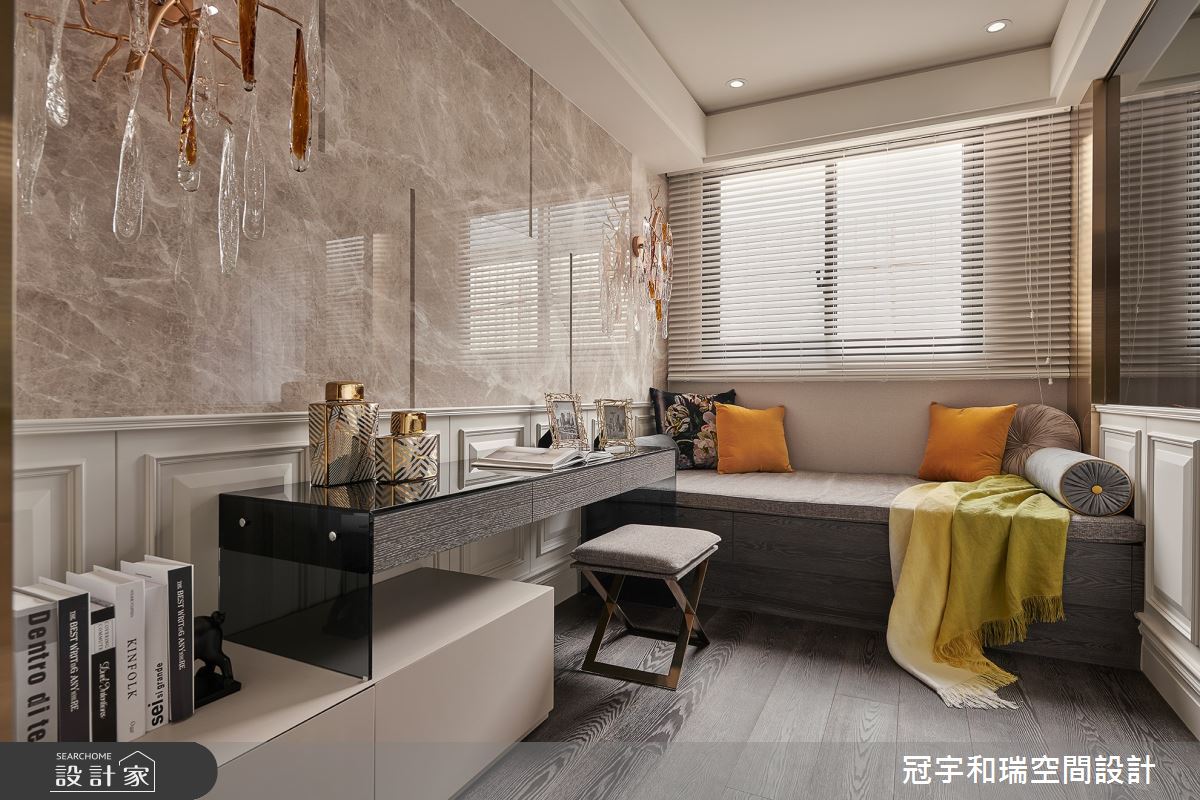 70坪新成屋(5年以下)＿奢華風書房臥榻案例圖片＿冠宇和瑞空間設計有限公司＿冠宇和瑞_12之3869