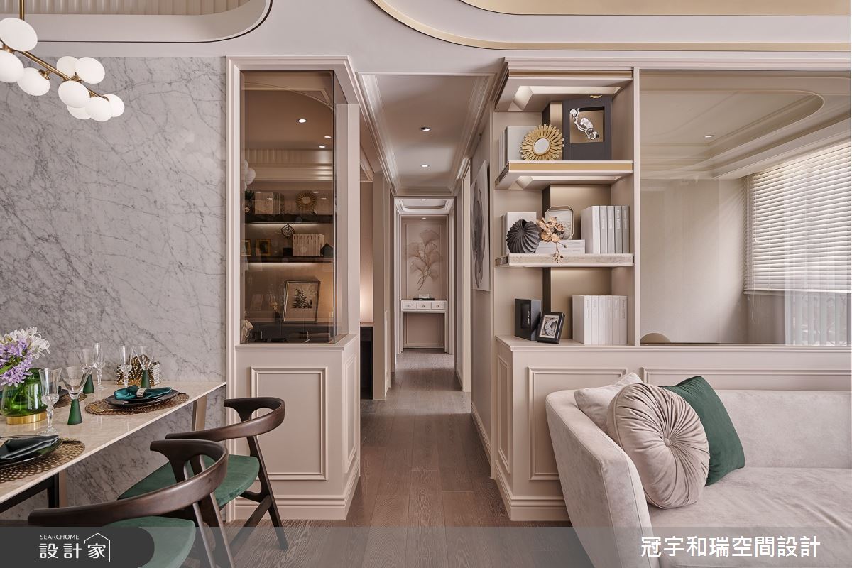 52坪預售屋＿奢華風客廳餐廳案例圖片＿冠宇和瑞空間設計有限公司＿冠宇和瑞_13之6