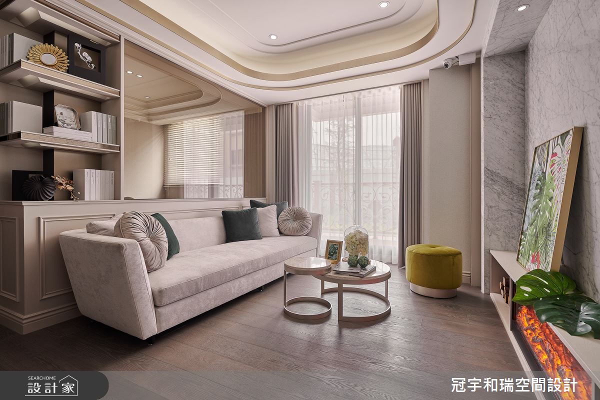 52坪預售屋＿奢華風客廳案例圖片＿冠宇和瑞空間設計有限公司＿冠宇和瑞_13之2