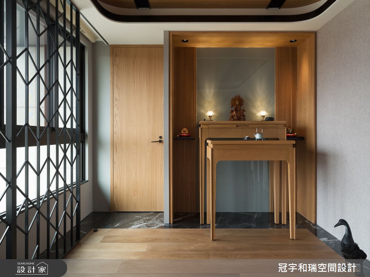 140坪預售屋＿人文禪風玄關佛堂案例圖片＿冠宇和瑞空間設計有限公司＿冠宇和瑞_14之18