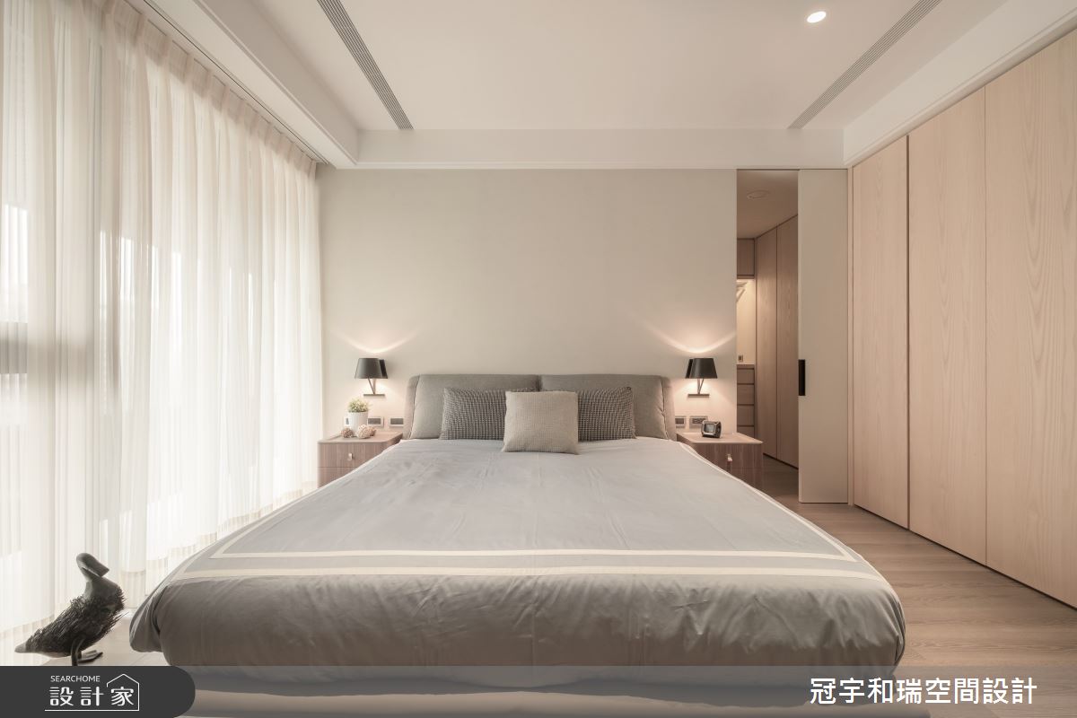 75坪新成屋(5年以下)＿簡約風臥室案例圖片＿冠宇和瑞空間設計有限公司＿冠宇和瑞_15之9