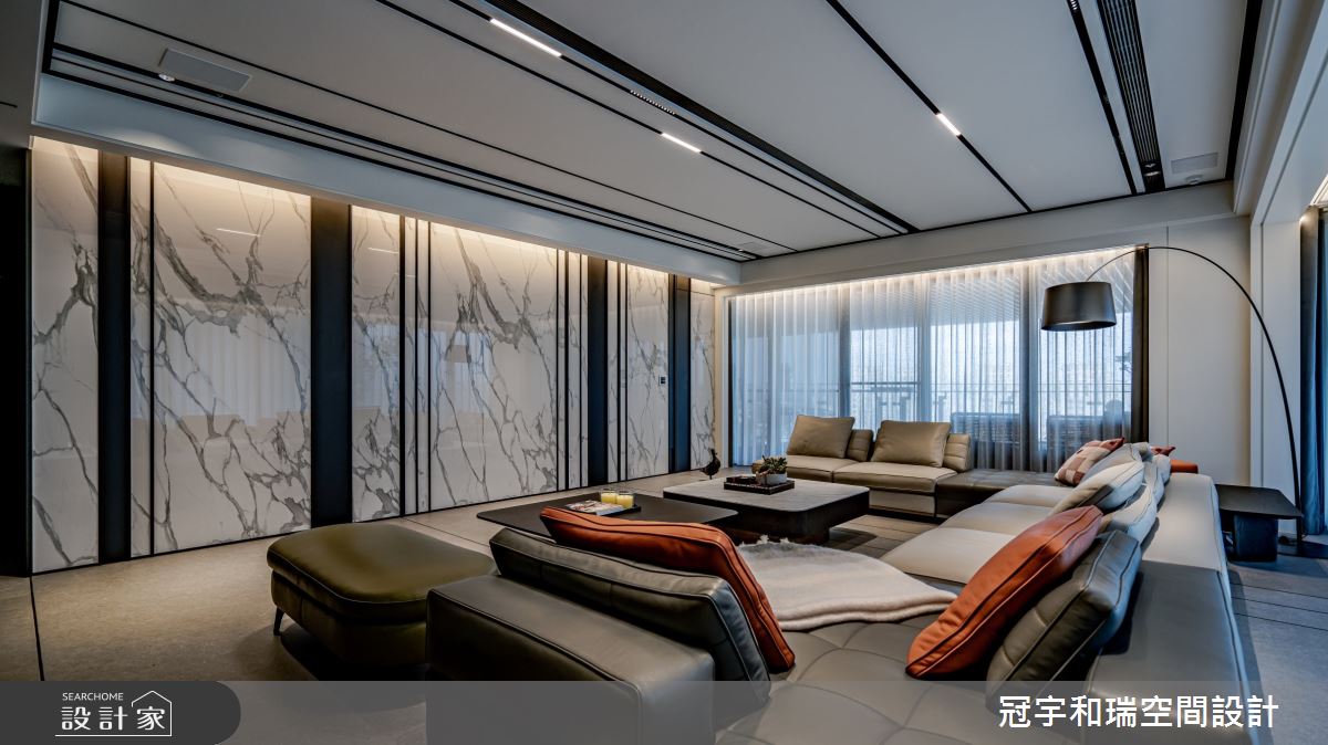 160坪新成屋(5年以下)＿混搭風客廳案例圖片＿冠宇和瑞空間設計有限公司＿冠宇和瑞_23之1