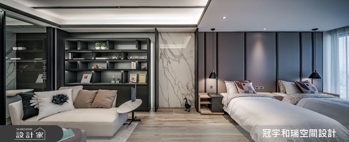 160坪新成屋(5年以下)＿混搭風臥室案例圖片＿冠宇和瑞空間設計有限公司＿冠宇和瑞_23之13