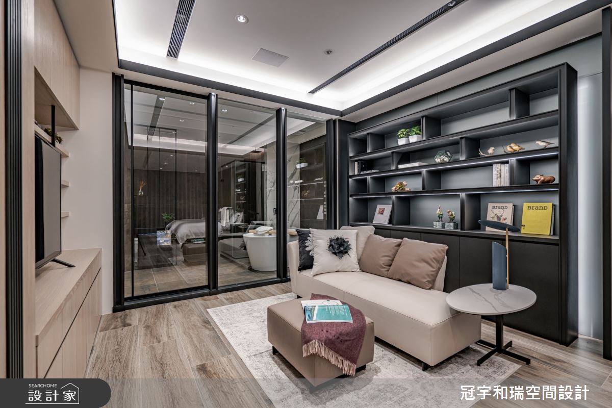 160坪新成屋(5年以下)＿混搭風臥室案例圖片＿冠宇和瑞空間設計有限公司＿冠宇和瑞_23之21