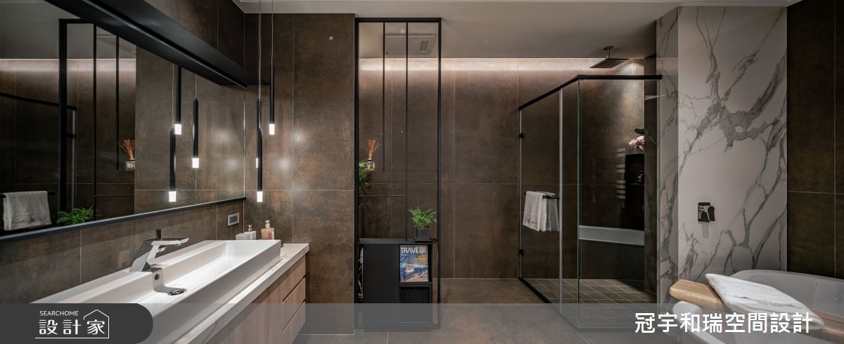 160坪新成屋(5年以下)＿混搭風浴室案例圖片＿冠宇和瑞空間設計有限公司＿冠宇和瑞_23之19