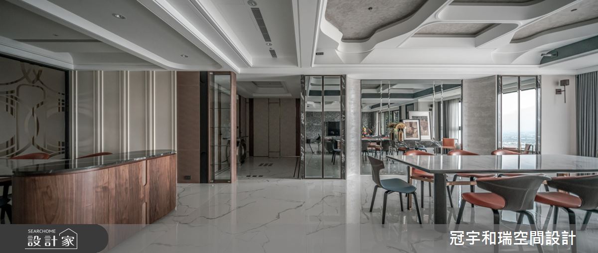 90坪新成屋(5年以下)＿混搭風餐廳吧檯案例圖片＿冠宇和瑞空間設計有限公司＿冠宇和瑞_24之5