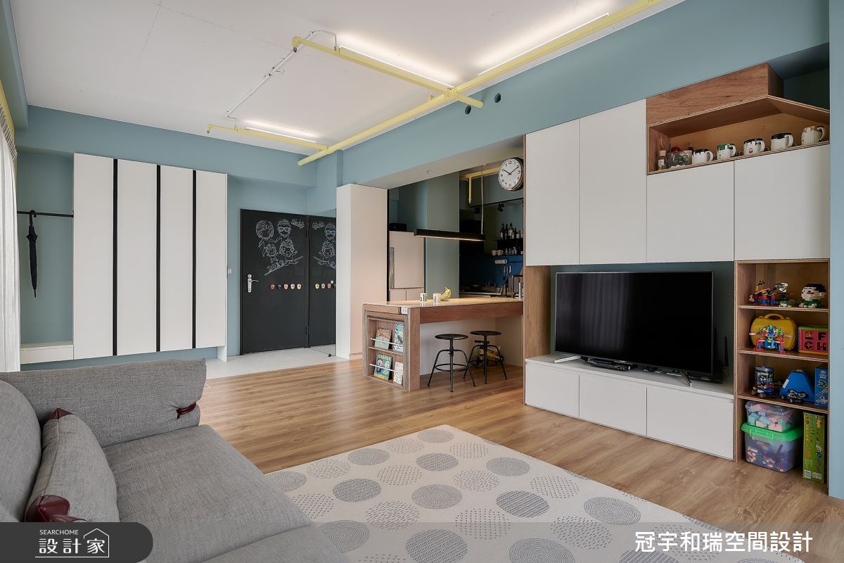 70坪新成屋(5年以下)＿北歐風客廳案例圖片＿冠宇和瑞空間設計有限公司＿冠宇和瑞_25之4