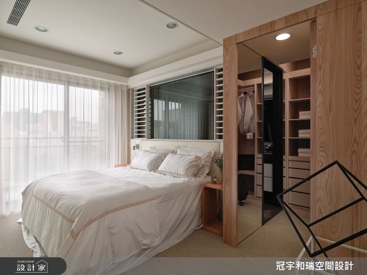 50坪新成屋(5年以下)＿人文禪風臥室更衣間案例圖片＿冠宇和瑞空間設計有限公司＿冠宇和瑞_26之17