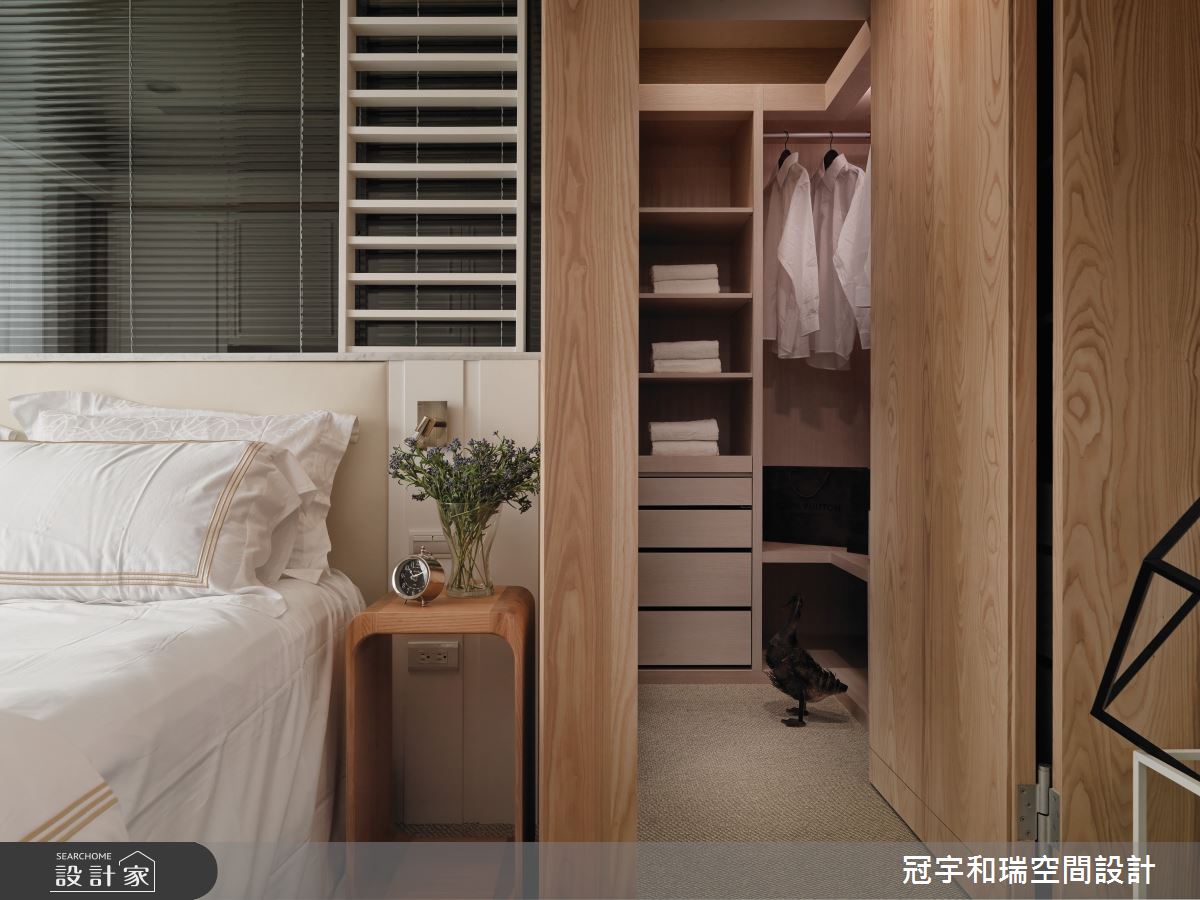 50坪新成屋(5年以下)＿人文禪風臥室更衣間案例圖片＿冠宇和瑞空間設計有限公司＿冠宇和瑞_26之18