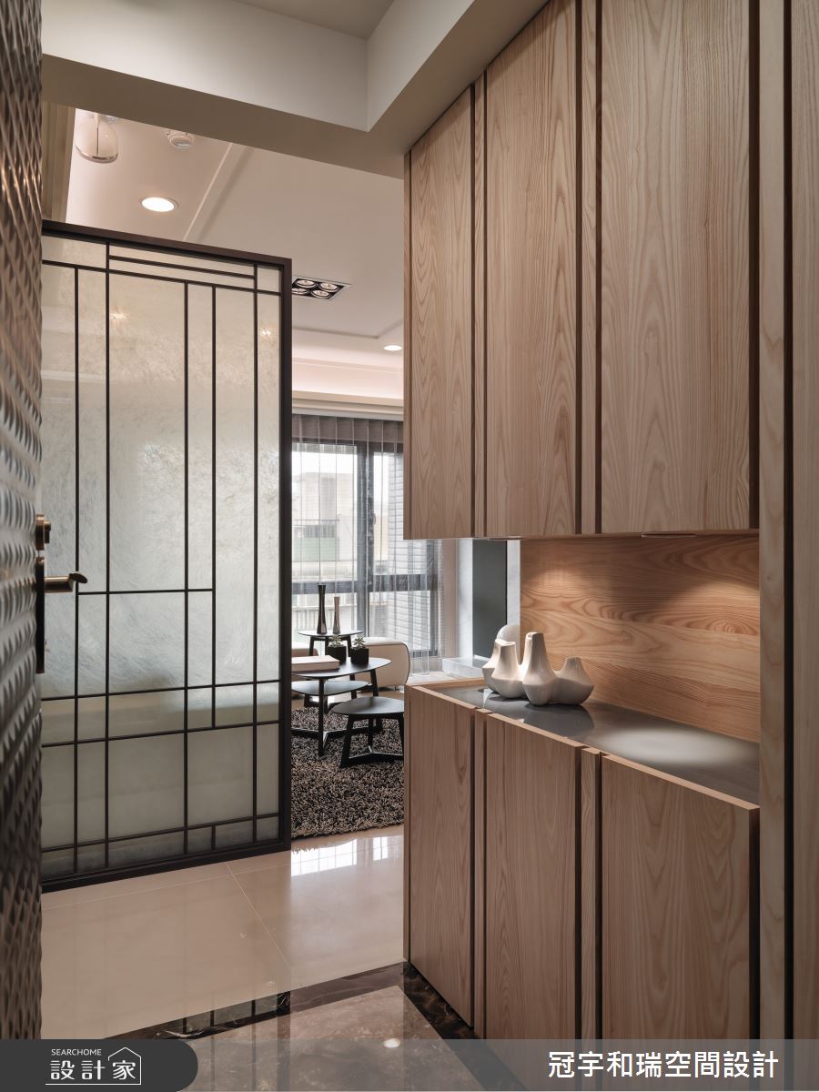 50坪新成屋(5年以下)＿人文禪風玄關案例圖片＿冠宇和瑞空間設計有限公司＿冠宇和瑞_26之1