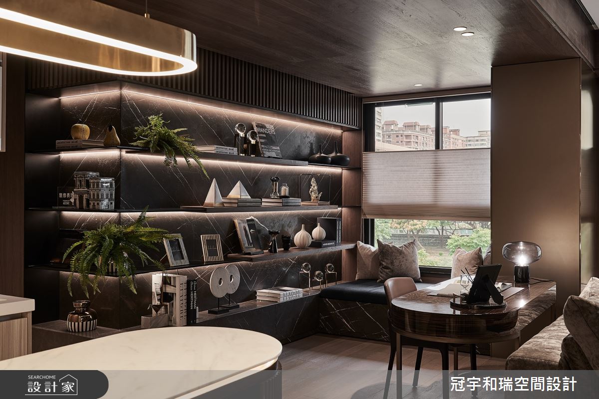 50坪預售屋＿奢華風書房臥榻案例圖片＿冠宇和瑞空間設計有限公司＿冠宇和瑞_27之3667