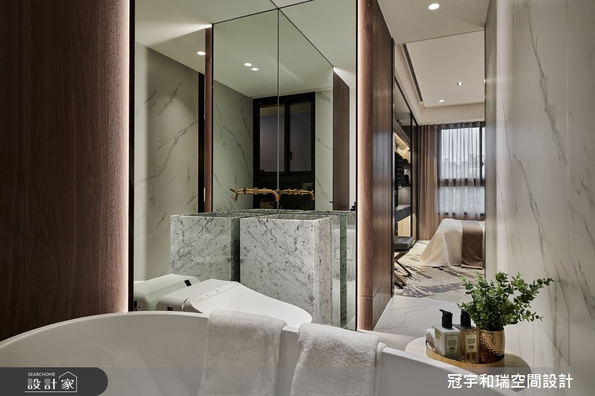 50坪預售屋＿奢華風浴室案例圖片＿冠宇和瑞空間設計有限公司＿冠宇和瑞_27之13