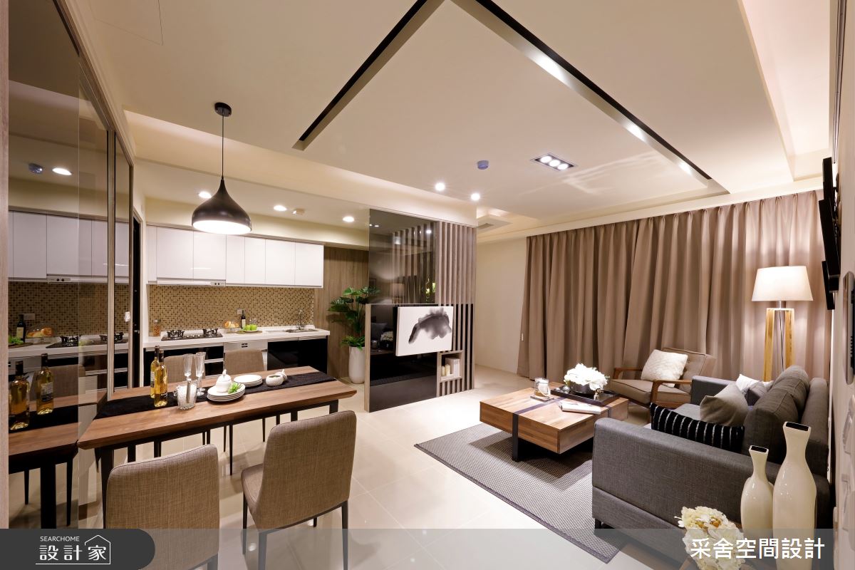 新成屋(5年以下)＿北歐風客廳餐廳案例圖片＿采舍空間設計＿采舍_01之6