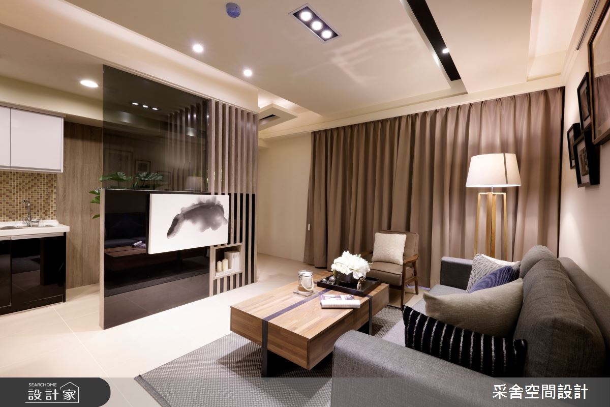 新成屋(5年以下)＿北歐風客廳案例圖片＿采舍空間設計＿采舍_01之7