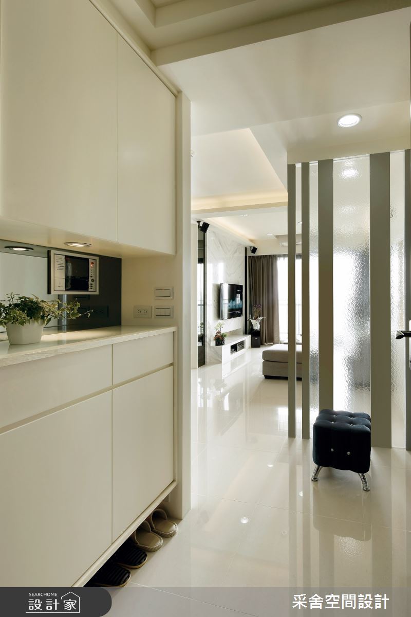 35坪新成屋(5年以下)＿北歐風玄關案例圖片＿采舍空間設計＿采舍_02之1