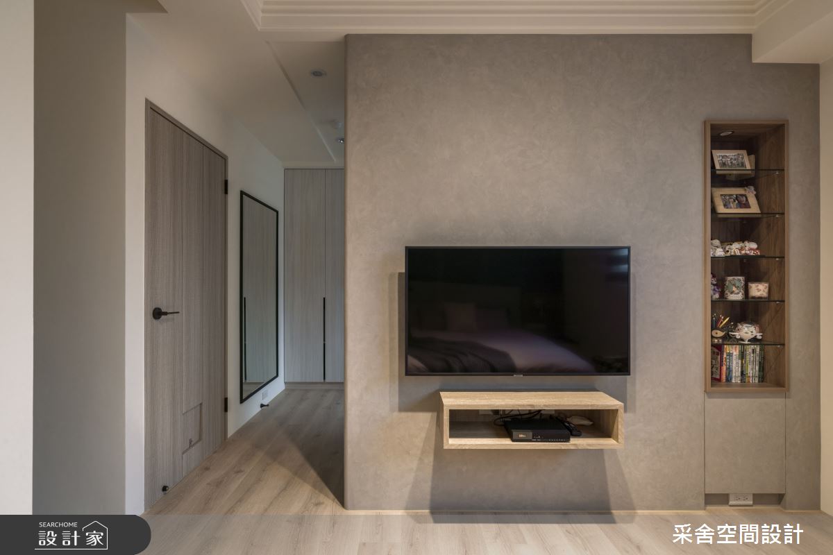 35坪新成屋(5年以下)＿北歐風臥室案例圖片＿采舍空間設計＿采舍_06之14