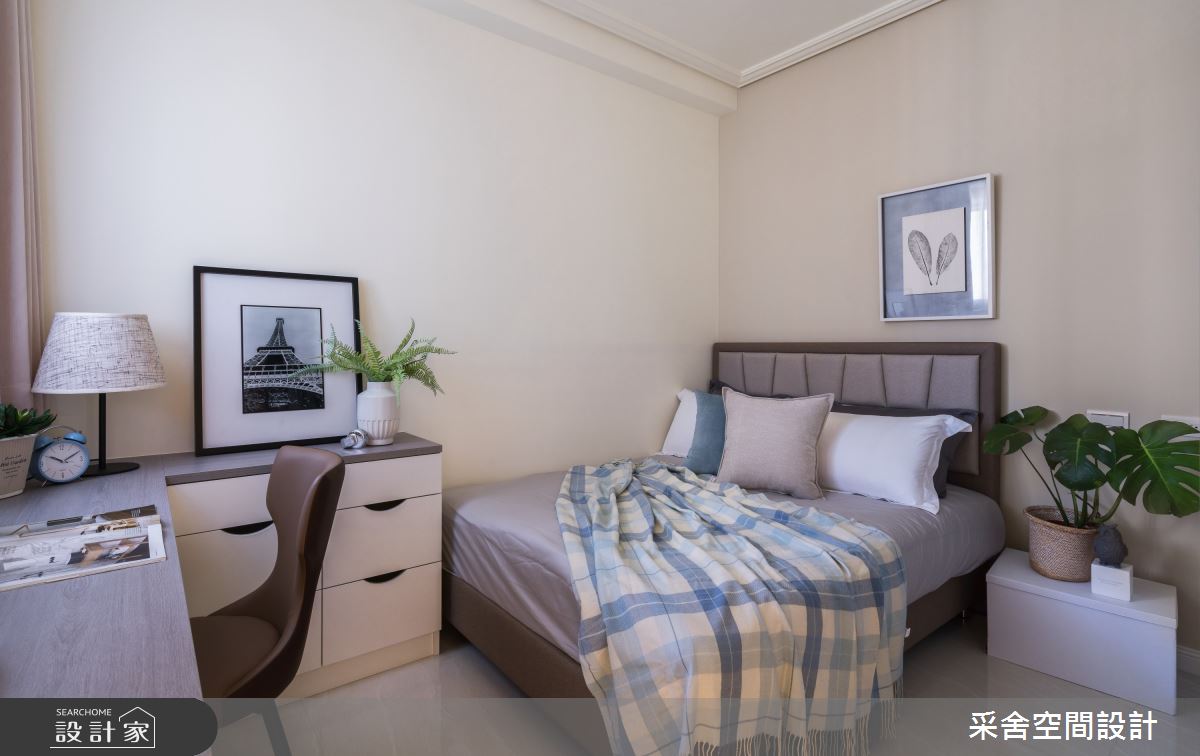 40坪新成屋(5年以下)＿現代風臥室案例圖片＿采舍空間設計＿采舍_10之12